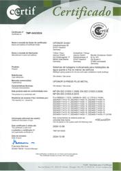 UPONOR CER S-PRESS PLUS SYS MECH CERTIF TMP 021-2020 PT PT (1095402)