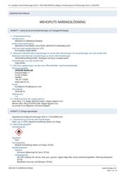 Safety Data Sheet (SE)