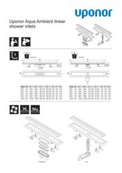 Manual de instalare Decibel drain shower inlets (1137638)