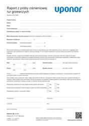 Raport z montażu Ecoflex pressure test heating (1133495)