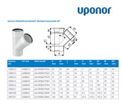 Type drawing. Decibel haarayhde 45 astetta