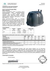 Syke yhteenvetoraportti, liittyy vastaavuustodistukseen (FI)