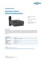 Uponor RainBlock Smart Tekniska data (SE)