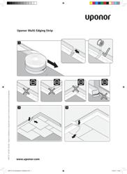 Manuel d’installation Multi edging strip with foil (1085170)