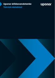 Uponor drikkevandstanke Teknisk datablad (Danish)
