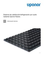 Información técnica Nubos underfloor heating/cooling system (1161150)