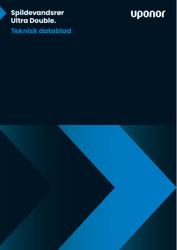 Spildevandsrør Ultra Double. Teknisk datablad (Danish)