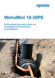 Uponor WehoMini 10-30PE Driftsvejledning