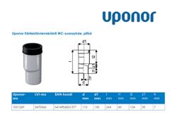 Type drawing. HTP wc suorayhde, pitkä