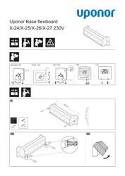 Installatiehandleiding Base flexiboard X-24/25/26/27 230V (1088473)