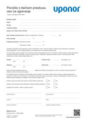 Poročilo o vgradnji/montaži Ecoflex pressure test heating (1133497)