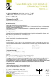 RISE certificate SC0933-11 (SE)