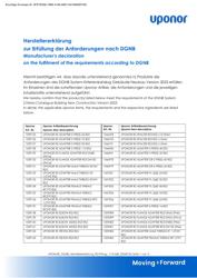 UPONOR DGNB RS Fittings (1141468)