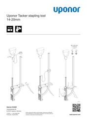 Uponor Operation Manual Tacker stapling tool 14-20mm (1119214)