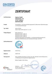 Uponor CER Comfort Pipe SYS MECH DIN CERTCO 3V279 DE (1088165)