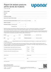 Raport de instalare Ecoflex pressure test heating (1133496)