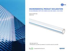 Uponor EPD Comfort Pipe