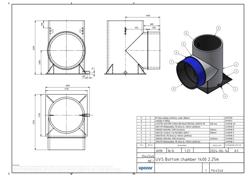 Type drawing of Uponor UVS bottom chamber 1400 (PDF)
