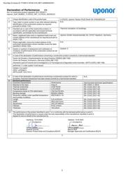 Uponor DoP Nubos PLUS 1135103 INT (1137634)