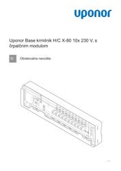 Obratovalna navodila Base controller HC pump X-80 10x 230V (1144041)