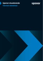 Uponor slusebrønde Teknisk datablad (Danish)