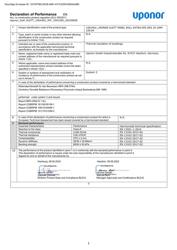 Uponor DoP Klett  1063402 INT