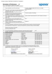 Uponor DoP Nubos 1016701 INT (1090735)