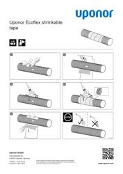 Montavimo instrukcija Ecoflex shrinkable tape (1045249)