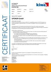 UPONOR CER MLC SYS MECH KOMO K12747-21 NL NL (1030818)