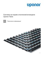 Техническа информация Tecto underfloor heating/ cooling system (1144002)