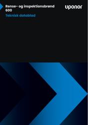 Rense- og inspektionsbrønd 600, Teknisk datablad