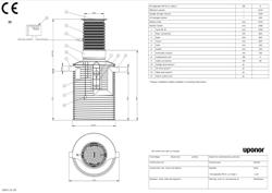 Type drawing of Uponor Oil Separator PE-6-1,2 (PDF)