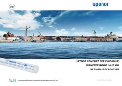 Uponor EPD_ Comfort Pipe PLUS BLUE (1143850)