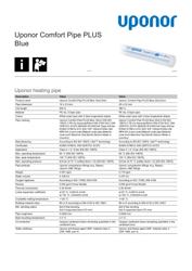 Informations produit Comfort Pipe PLUS Blue (1137607)