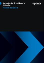 Samletanke til spildevand Weholite Teknisk datablad (Danish)