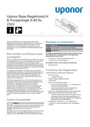 Systembeschreibung Base controller H pump X-60 6x 230V (1140339)