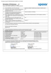 Uponor DoP TACKER  1094378 INT