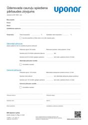 Uzstādīšanas atskaite Ecoflex pressure test water pipes (1133505)