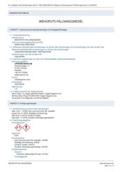 Safety Data Sheet (SE)
SÄKERHETSDATABLAD