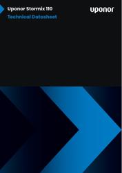 Uponor Stormix 110 datasheet (English)