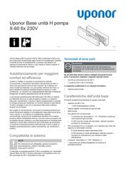 Descrizione del sistema Base controller H pump X-60 6x 230V (1140342)