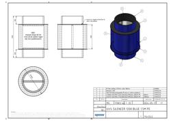 Type drawing of Uponor UVS silencer 1200 (PDF)