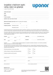 Izvješće o postavljanju Ecoflex pressure test heating (1133491)