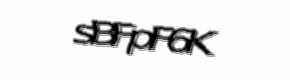 Security check image, please type the characters shown