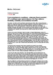 UniPipe & S-Press System - Media Release - From mountains to coastlines EN