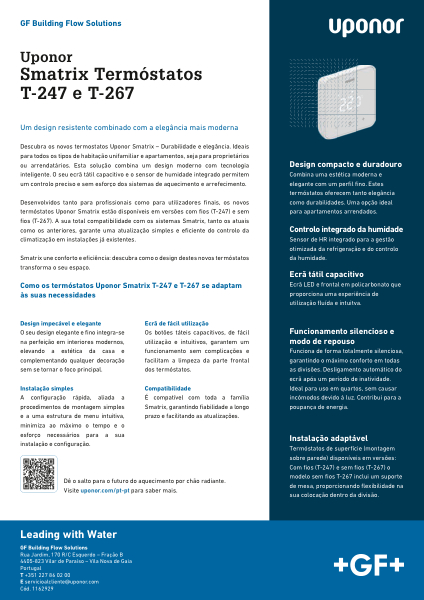 Termóstatos Uponor Smatrix