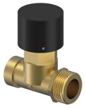 Uponor Combi Port Gen return temp limit RTB 0-40degC, Kvs = 1,8