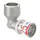 Uponor S-Press PLUS elbow male thread 25-R1"MT