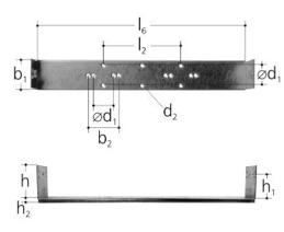 GF JRG LegioStop UP mounting plate duofix