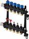 Uponor Vario M manifold with flowmeter FM 9xG3/4 Euro